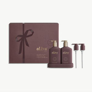 al.ive body Transformative Wash & Lotion Duo SWEET PLUM & BERRIES