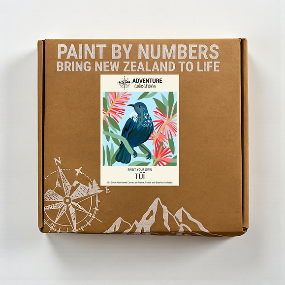 Adventure Collections 20x20 Tui Paint by Number Art NZ
