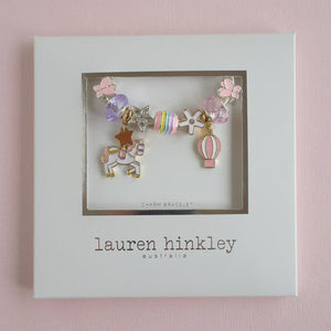 Lauren Hinkley Unicorn Carousel Charm Bracelet Charm bracelet with colorful charms