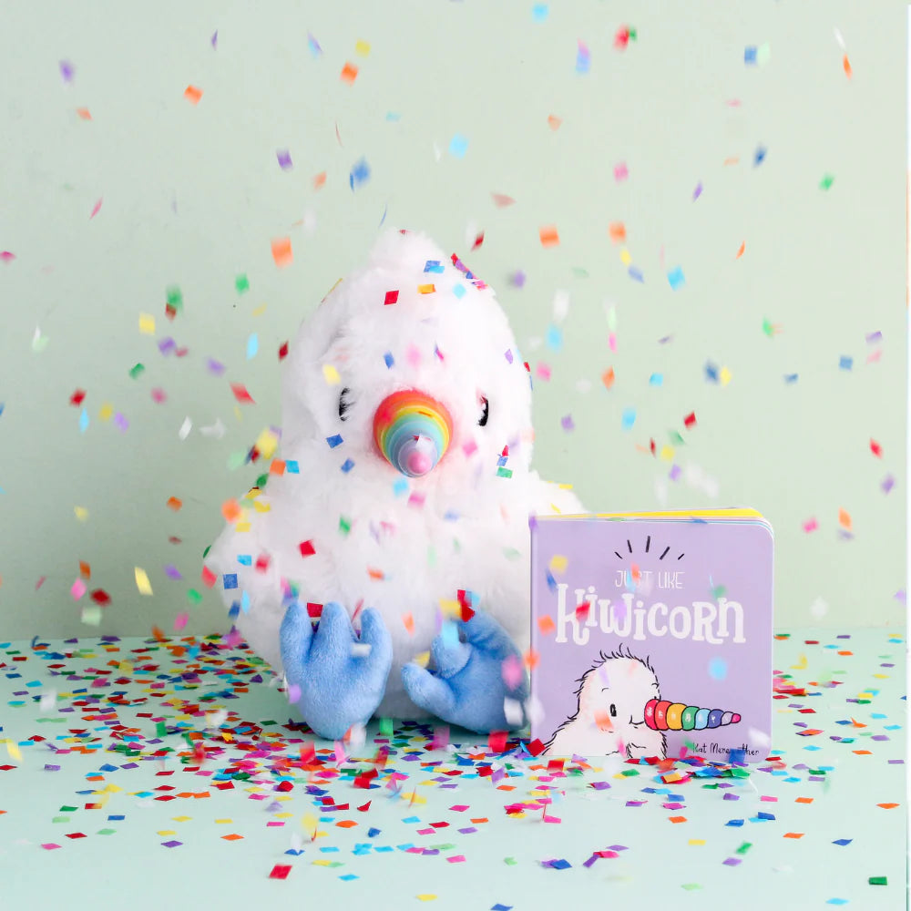 ILLUSTRATED PUBLISHING KIWICORN PLUSH TOY + JUST LIKE KIWICORN