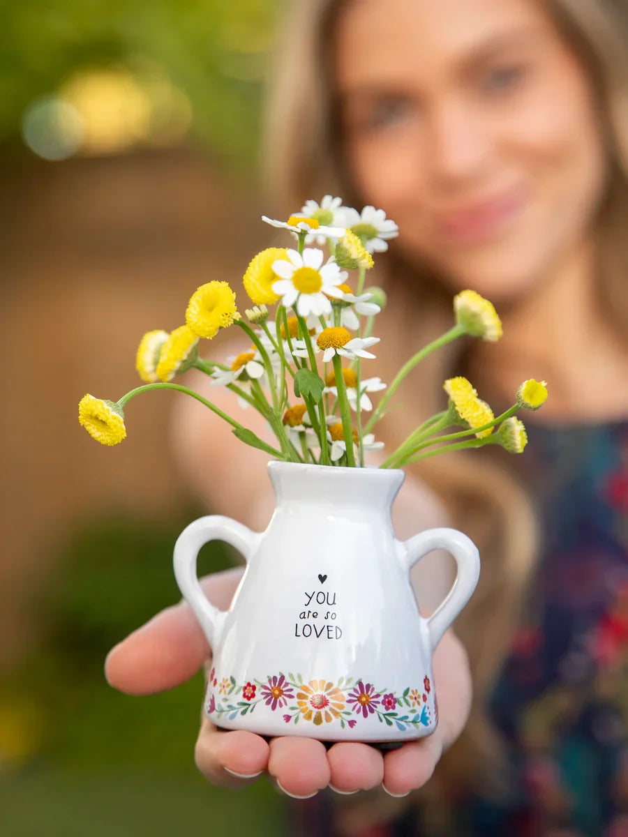 Natural Life Artisan Bud Vase - You Are So Loved