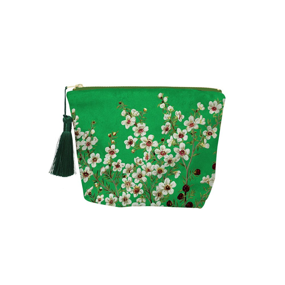 Vintage Manuka Velvet Cosmetic Bag + 100%