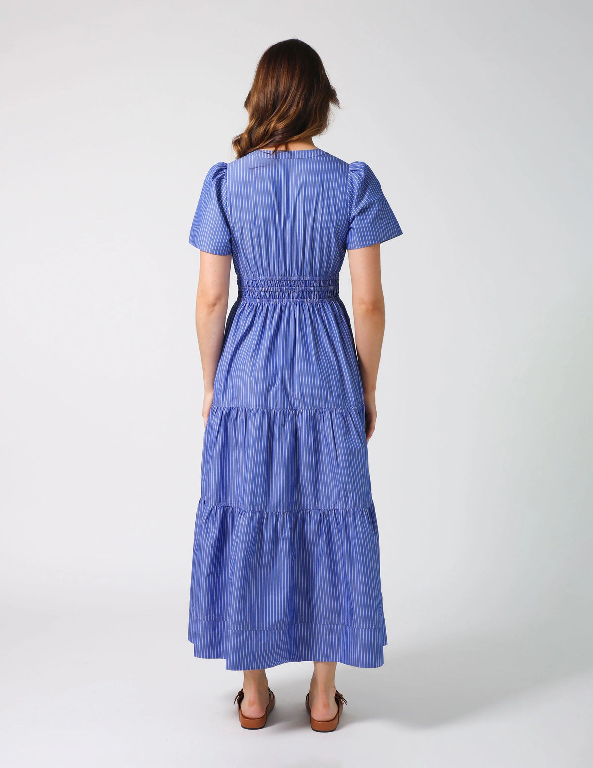 Stella+Gemma Vittoria Dress Aegan Stripe Blue