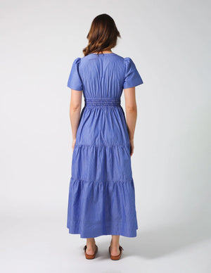 Stella+Gemma Vittoria Dress Aegan Stripe Blue