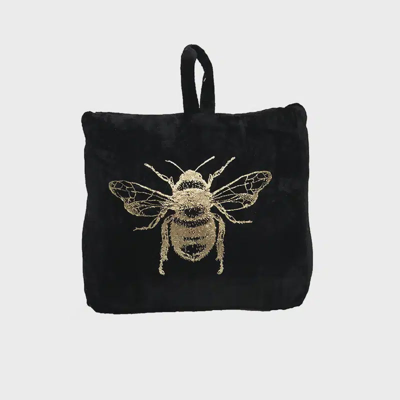 Velvet Bee Doorstop
Black/Gold
DRE22-45-BLK