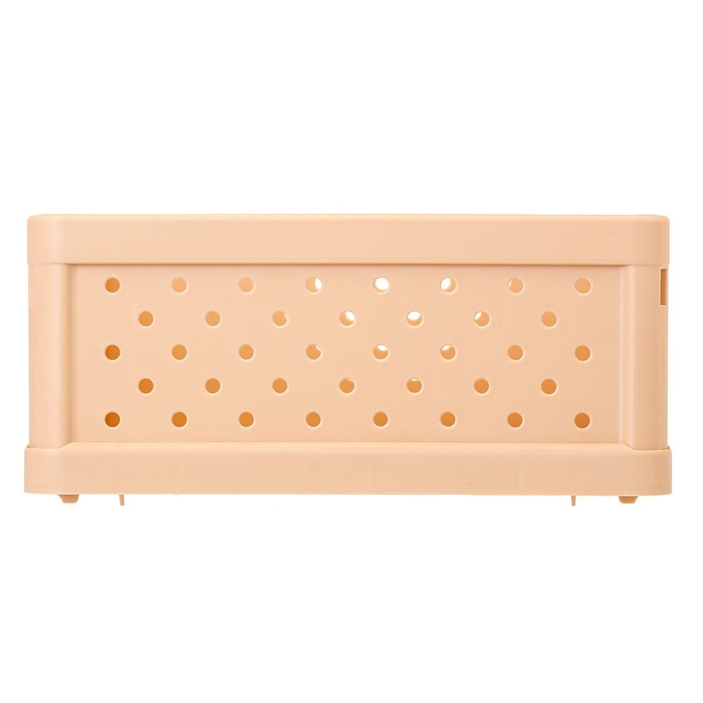 Compact Folding Crate - Peach Pink