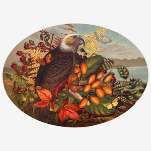 Tanya Wolfkamp Oval Placemat set of 4 - Vintage Birds