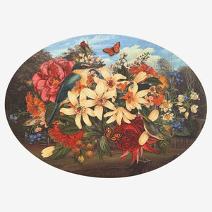 Tanya Wolfkamp Oval Placemat set of 4 - Vintage Birds