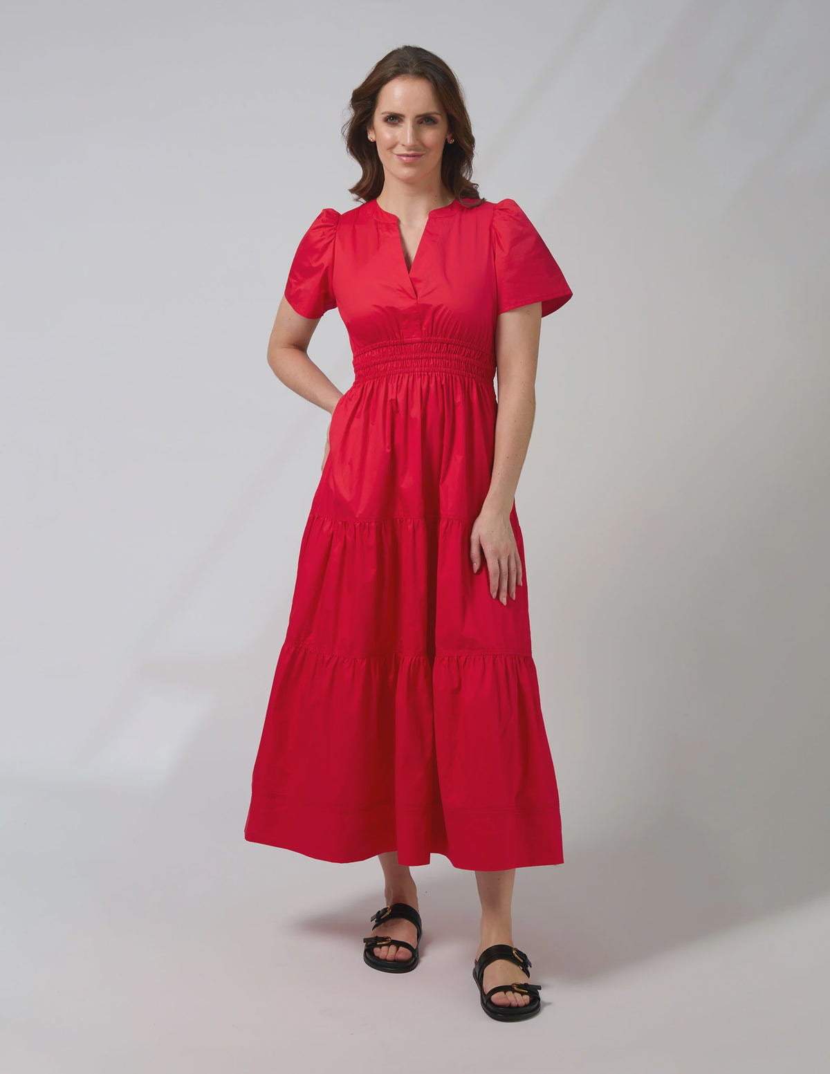 Stella+Gemma Vittoria Dress - Flame Red