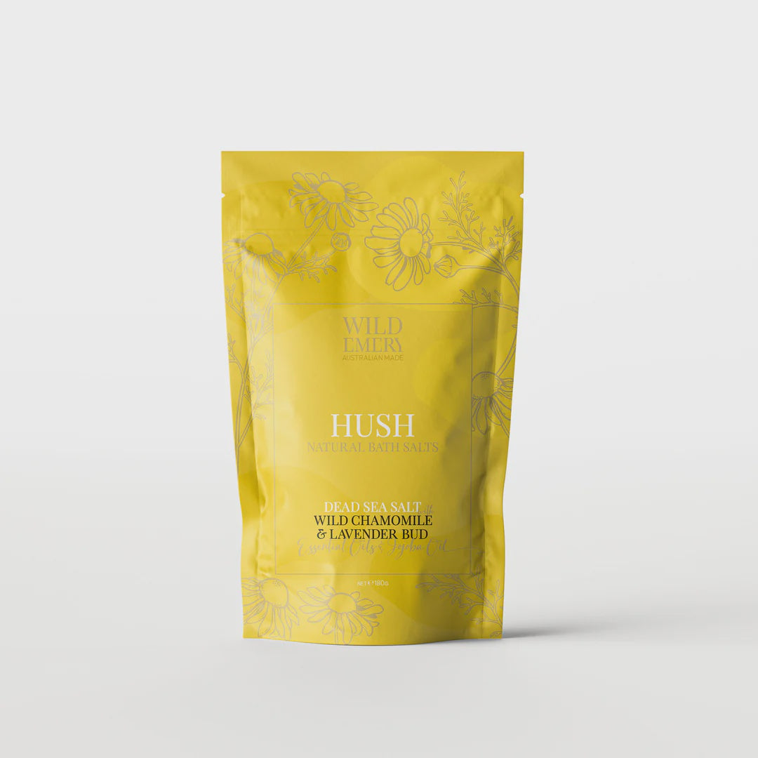 WILD EMERY HUSH NATURAL BATH SALTS