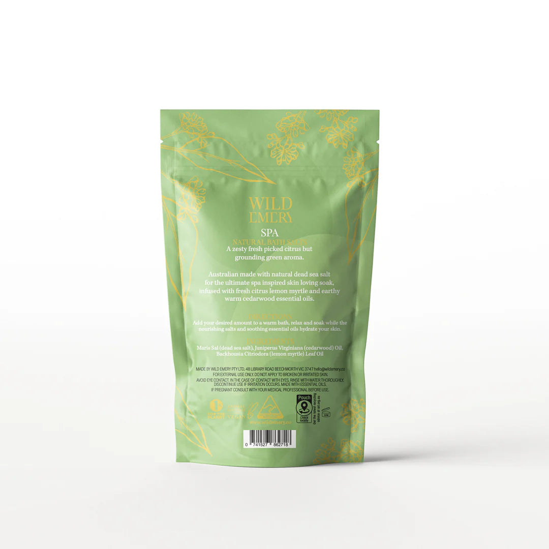 WILD EMERY SPA NATURAL BATH SALTS