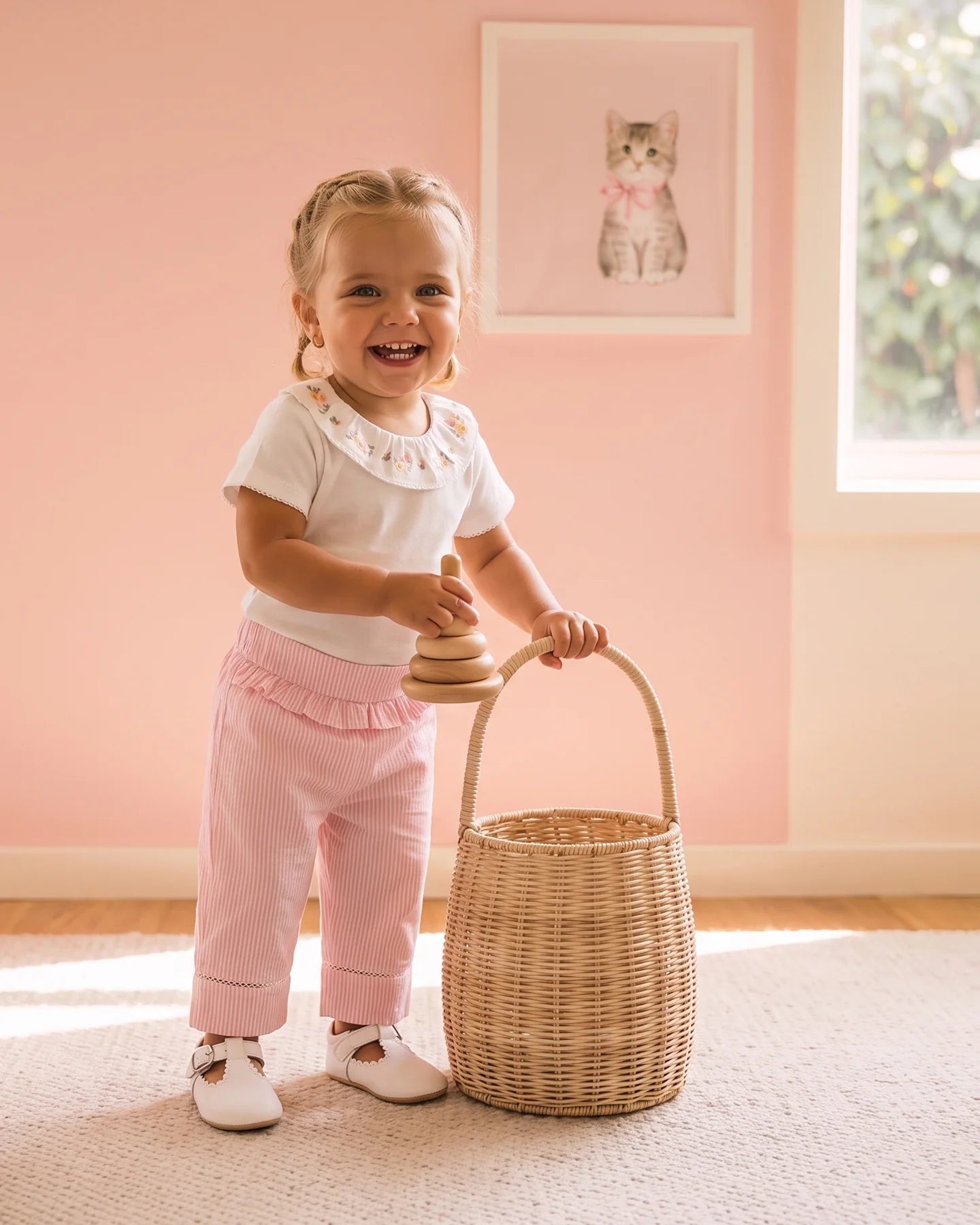 MINIHAHA WILLA STRIPE PANTS