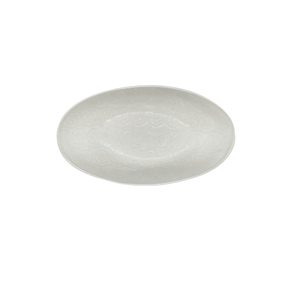 Wonki Ware Usoso Dish - White Lace