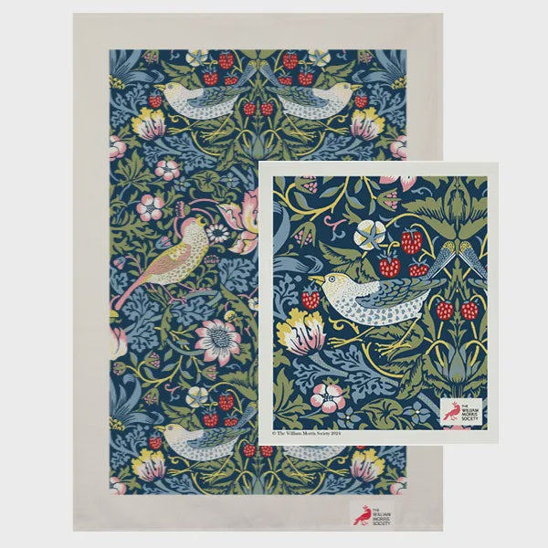 William Morris design Tea Towel & Dish Cloth set