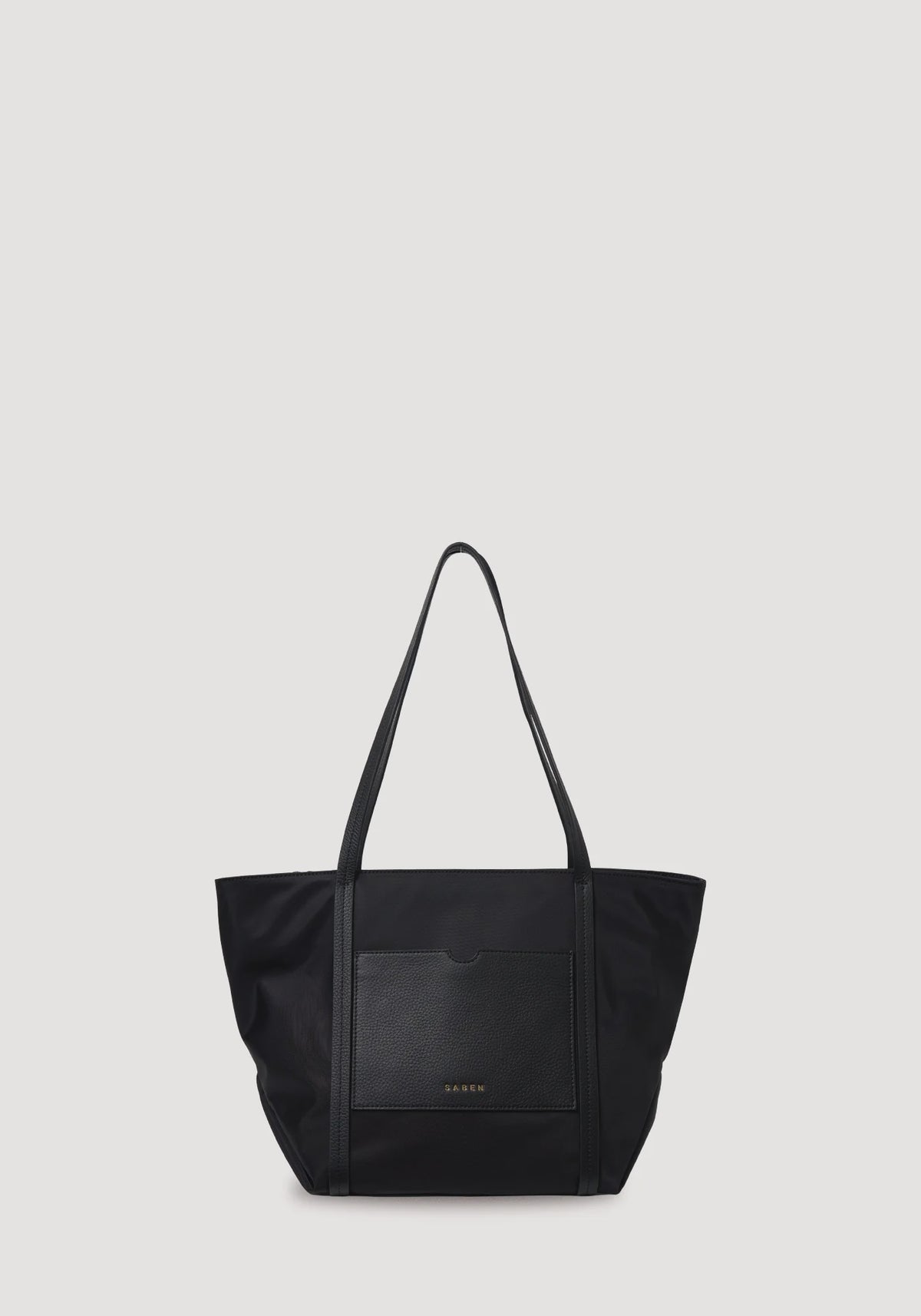 Saben Walker Tote - Black Recycled Nylon Bag