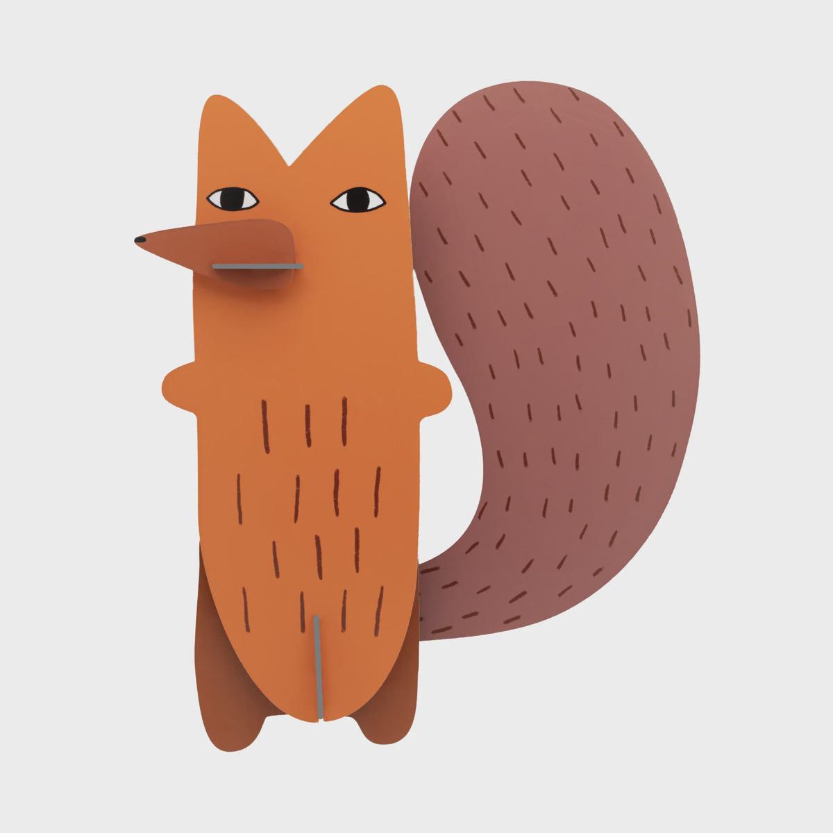 Studio Roof Wall Art Donna Wilson Creatures A4 - Cyril Squirrel Fox