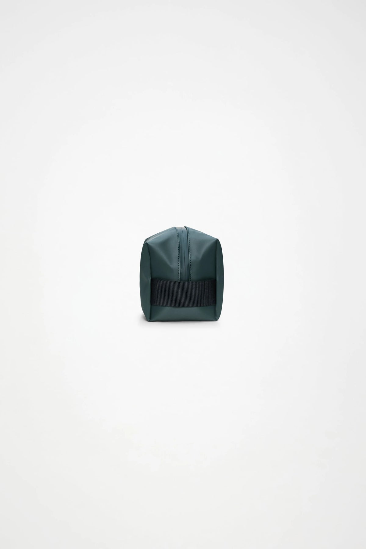 RAINS Wash Bag Small - Mystique dark green zippered pouch