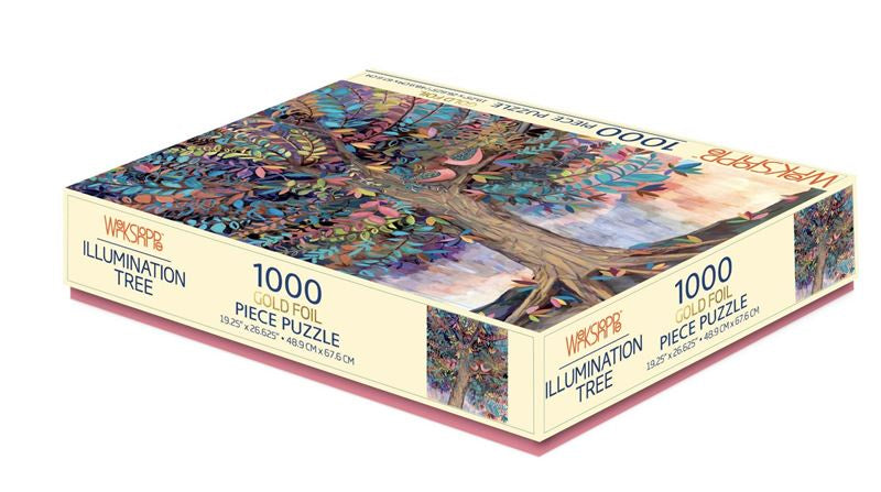 WerkShoppe - Illumination Tree Gold Foil 1000 Pce - Puzzle