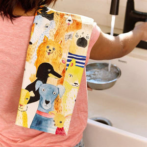 WerkShoppe - Dog Park - Cotton Tea Towel