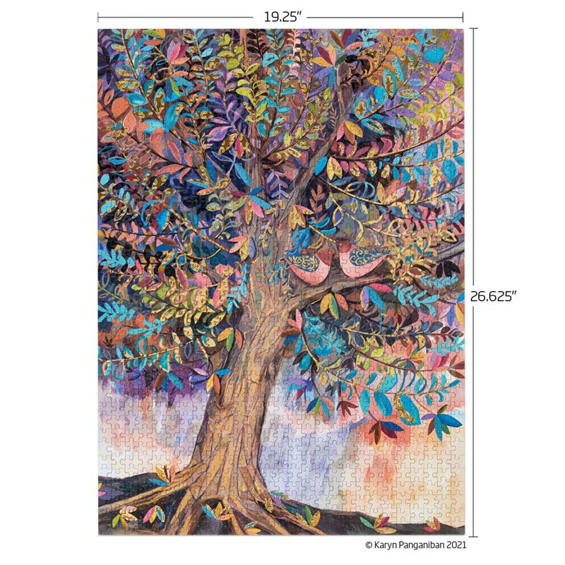 WerkShoppe - Illumination Tree Gold Foil 1000 Pce - Puzzle