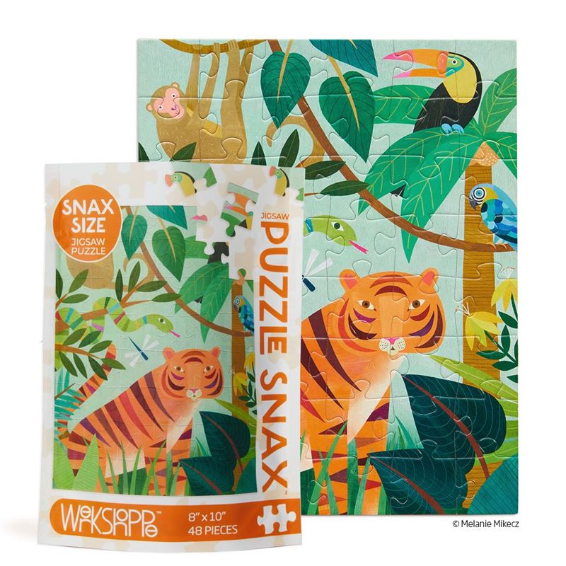 WerkShoppe - In The Jungle 48 Pce - Puzzle Snax