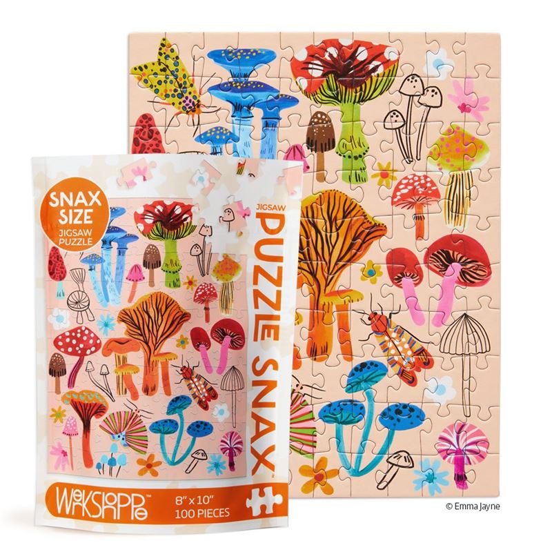 WerkShoppe - Mushroom Patch 100 Pce - Puzzle Snax