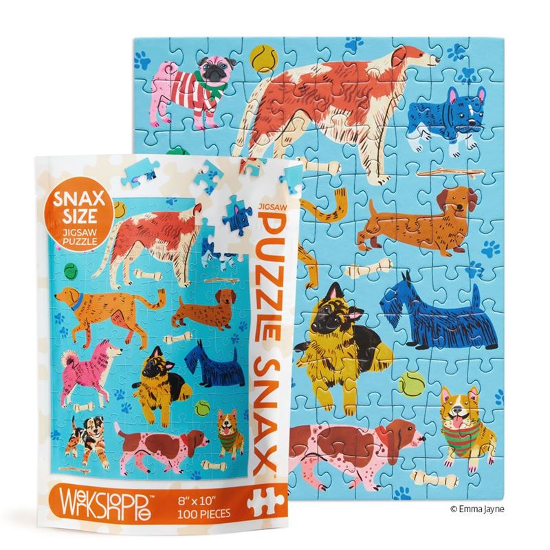 WerkShoppe - Pooches Playtime 100 Pce - Puzzle Snax