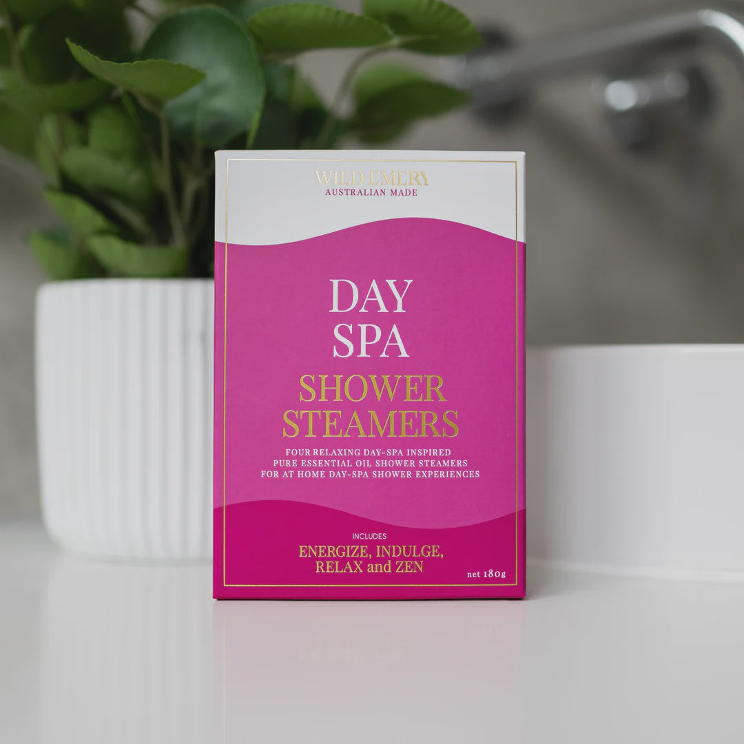 Wild Emery Shower Steamer 4 Pack - Day Spa