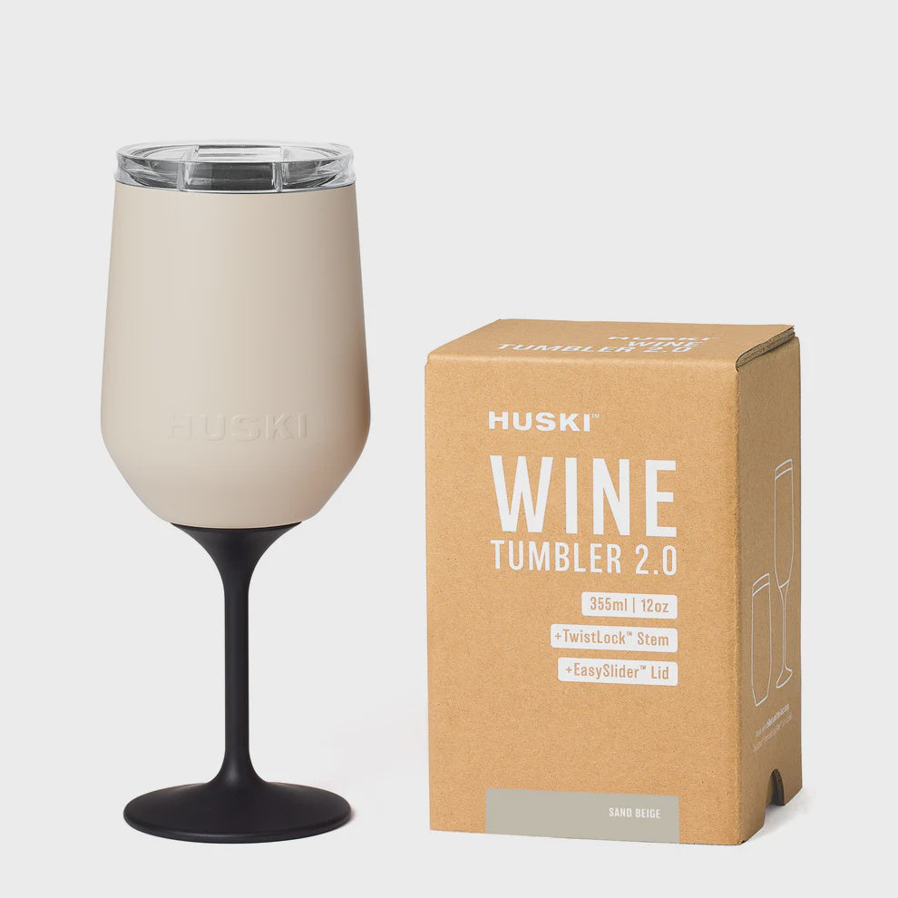 Huski Wine Tumbler 2.0 - Sand Beige