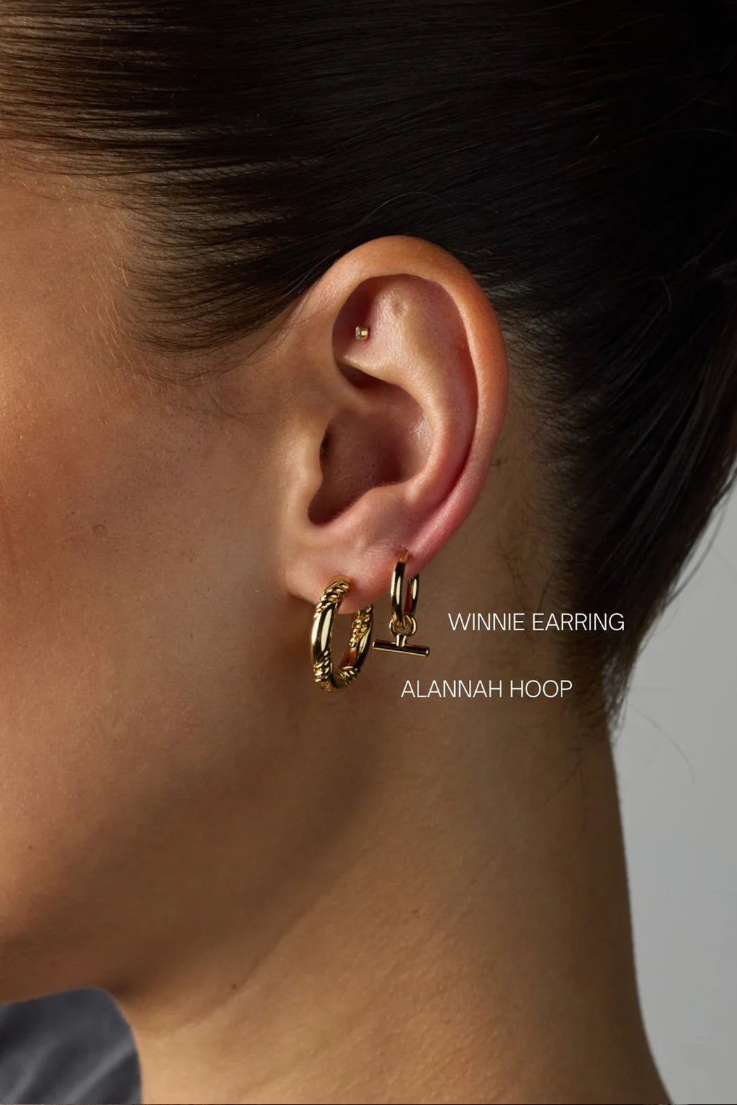 Zafino Winnie Hoop Essential Earrings - Silver