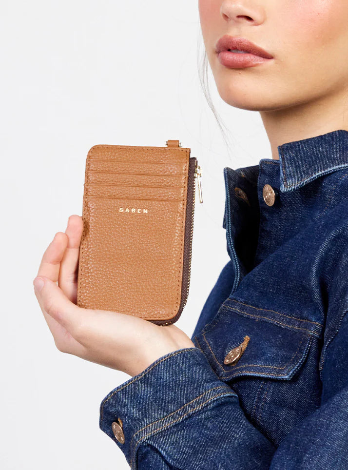 SABEN Winona Card Holder - Toffee