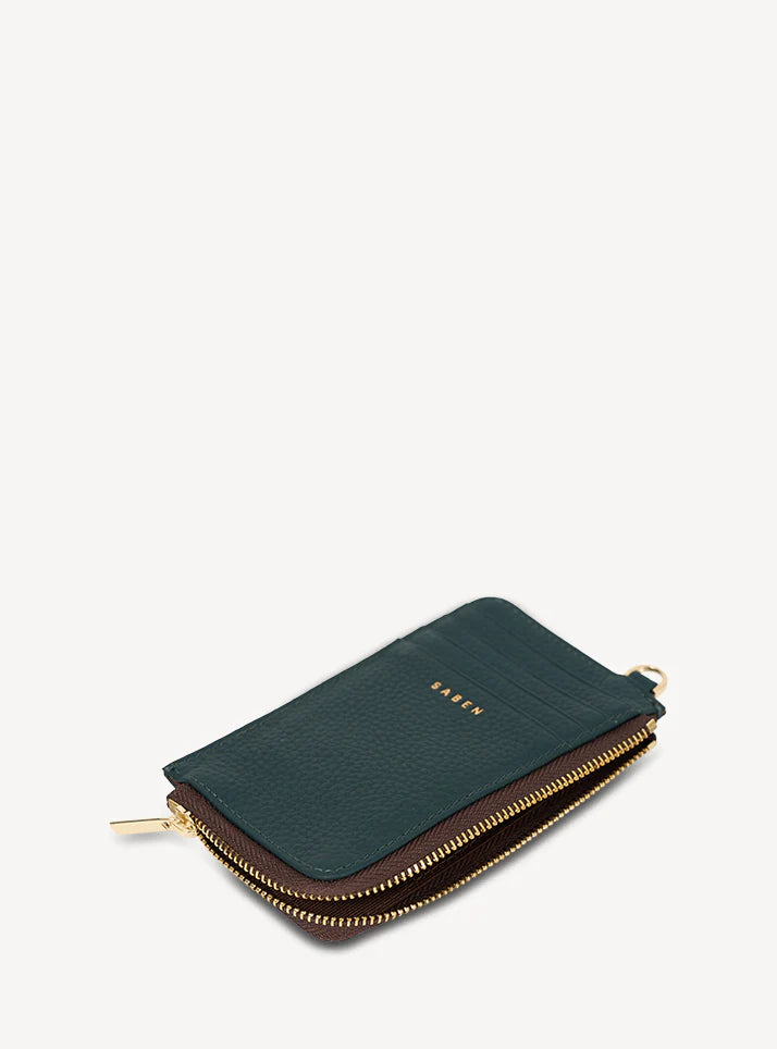 SABEN Winona Card Holder - Hunter Green