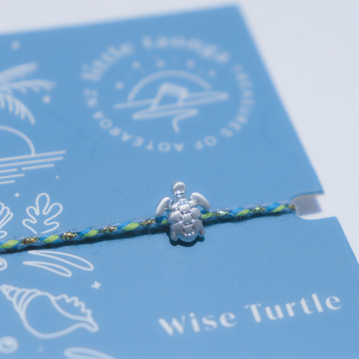 Little Taonga Wise Turtle Rope Bracelet
