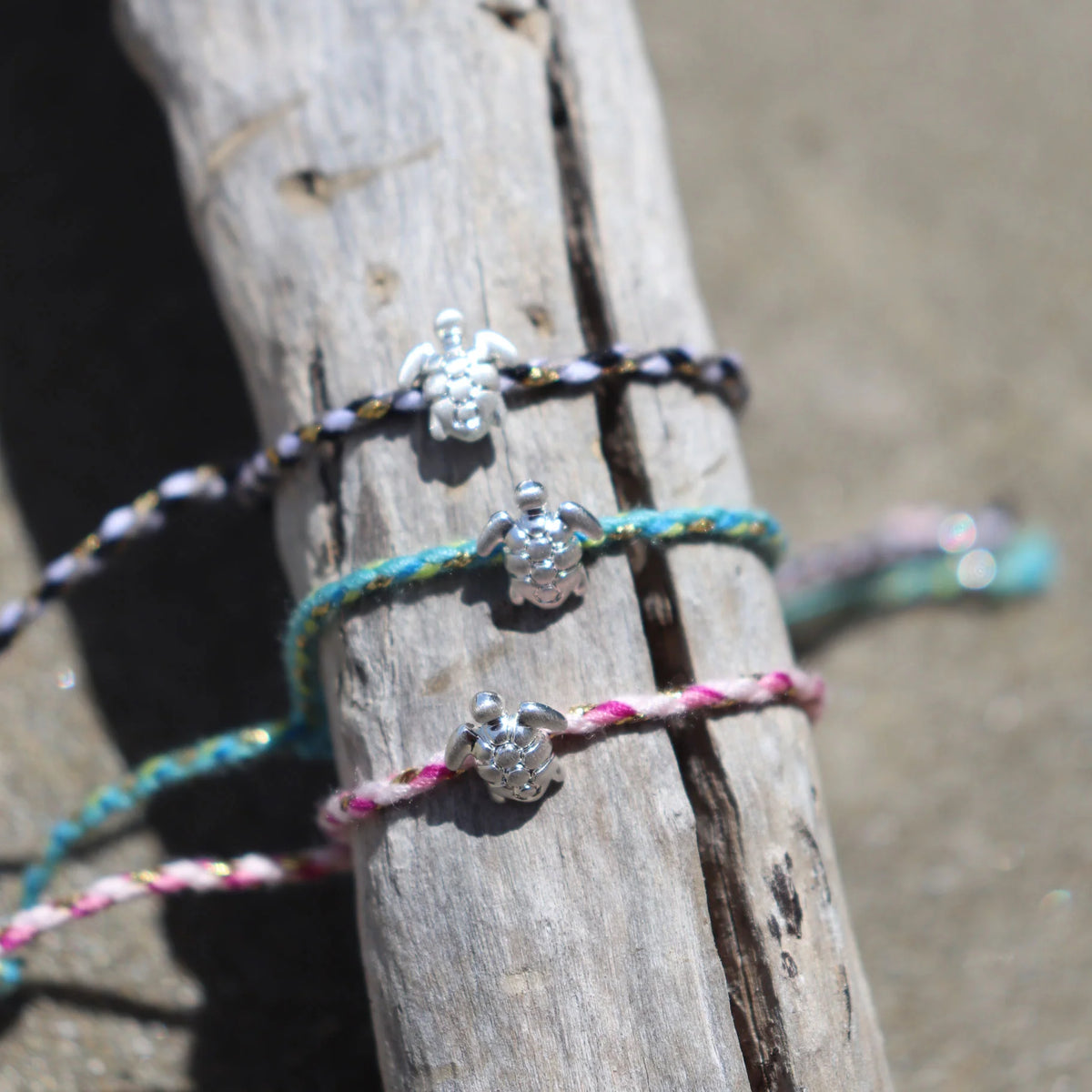 Little Taonga Wise Turtle Rope Bracelet
