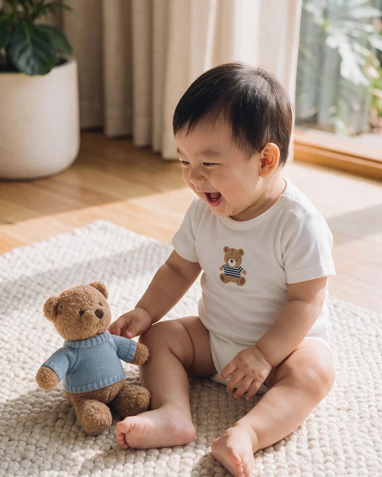 BRADY ORGANIC BEAR BODYSUIT
