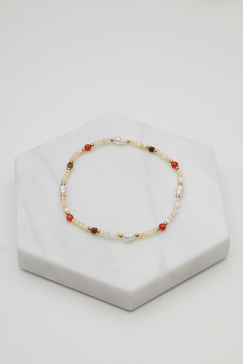 ZAFINO Monique Stretch Bracelet - Blush