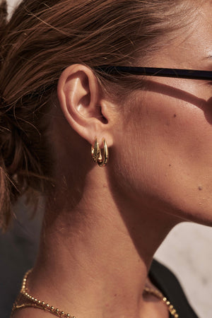 Marley Hoop - Medium - Gold