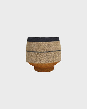 maytime KINTU COLLECTION Sivelle Basket - Natural w/Stripe