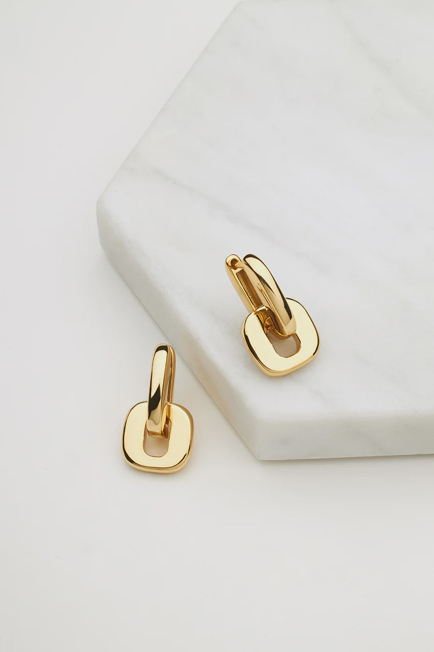 Zafino Ella Essential Earrings - Gold/Gold