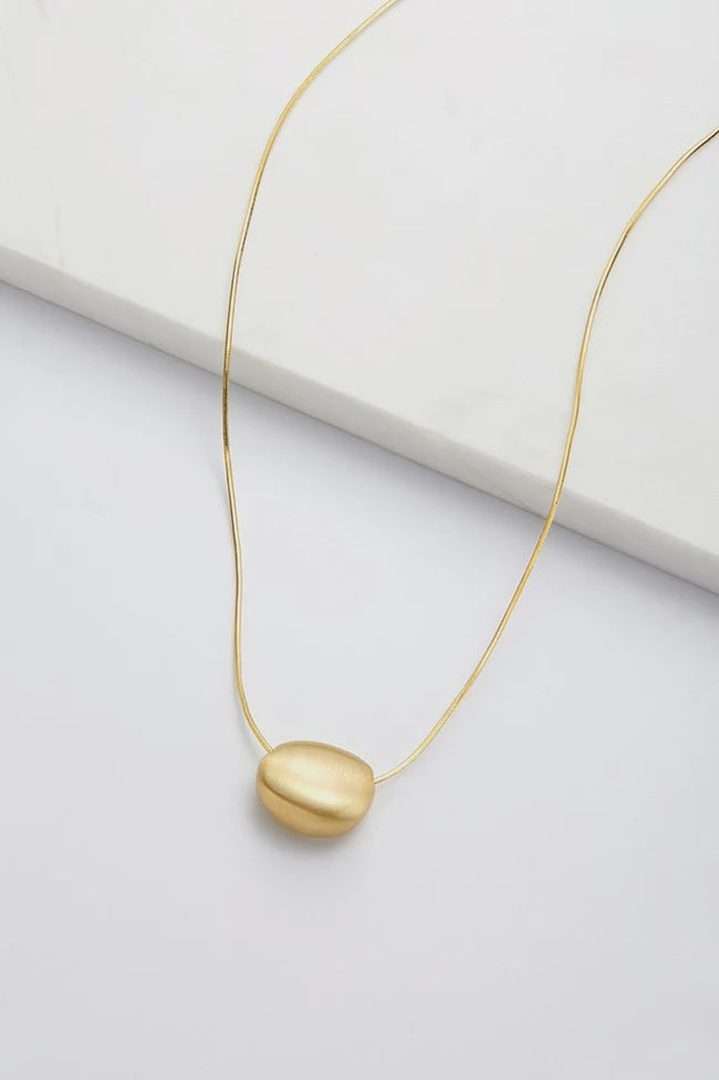 Zafino Steph Brushed Necklace - Gold