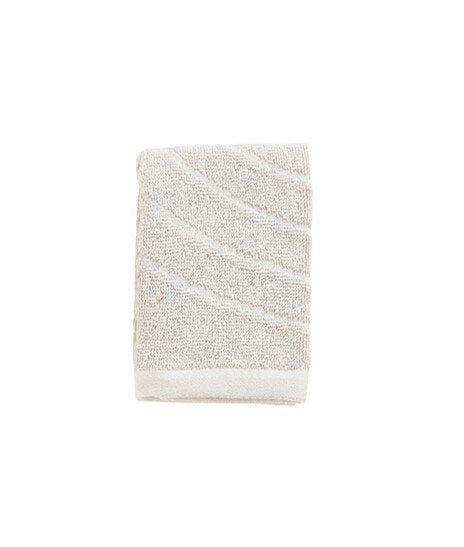 Time Face Cloth - Soft Grey 30 x 30cm
