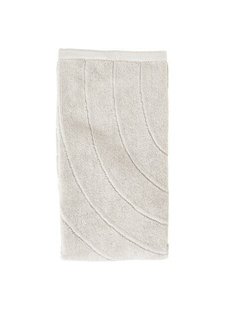 Time Hand Towel - Soft Grey 100 x 50cm