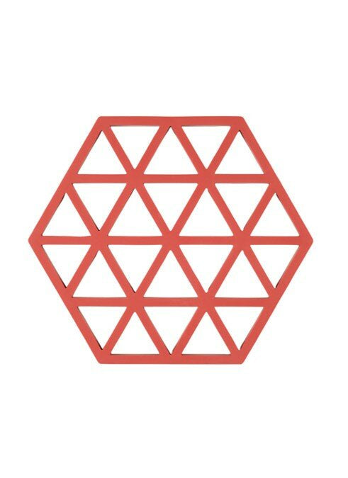 Zone Kitchen Triangles Trivet - Burned Red