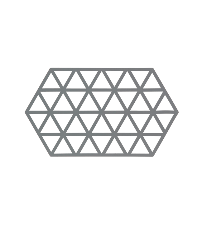 Zone Kitchen Triangles Trivet - Cool Grey