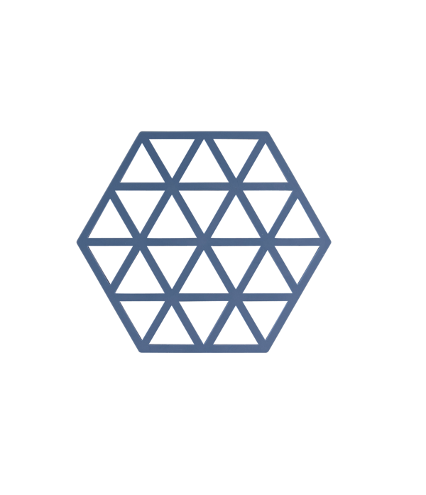 Zone Kitchen Triangles Trivet - Denim