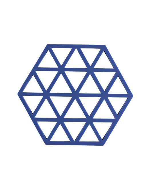 Zone Kitchen Triangles Trivet - Indigo