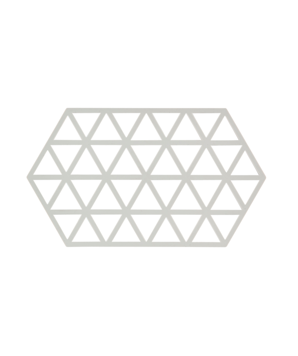 Zone Kitchen Triangles Trivet - Warm Grey