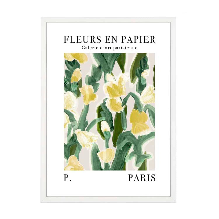 Papier HQ A2 Print Unframed - Fleurs en Papier