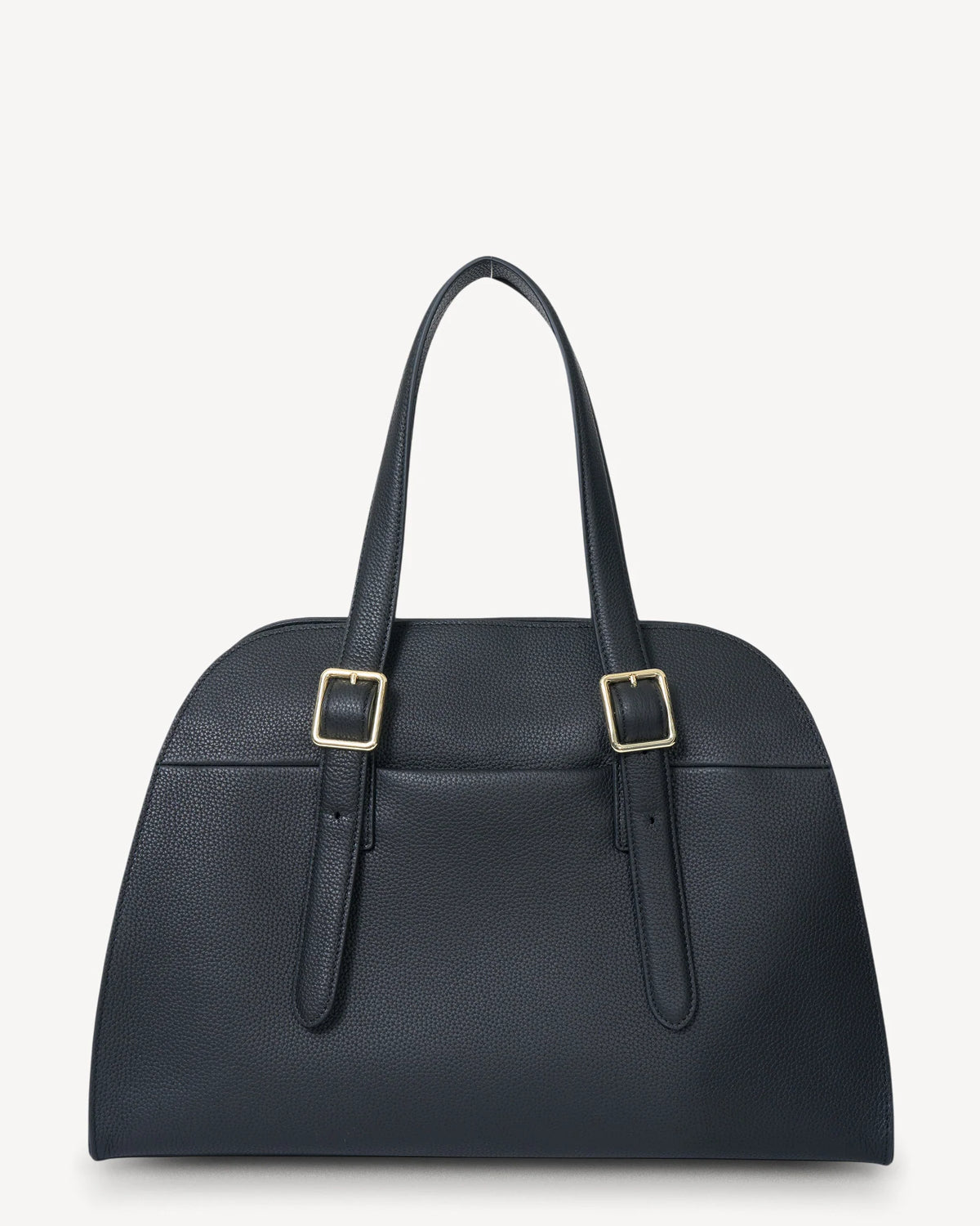 Saben Adler Shoulder Bag - Black Pebble Leather