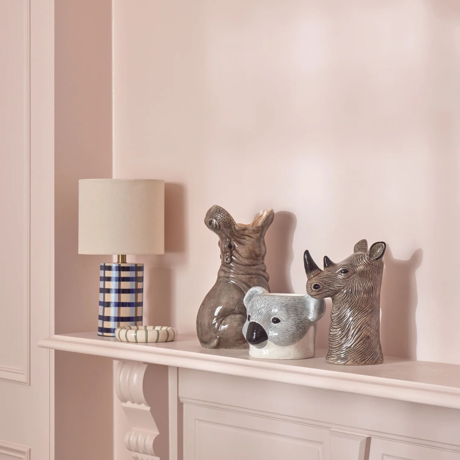 Emporium Harry Hippo Vase Multi-Coloured